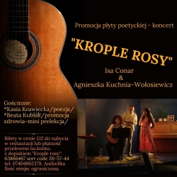 Krople Rosy - promocja płyty poetyckiej